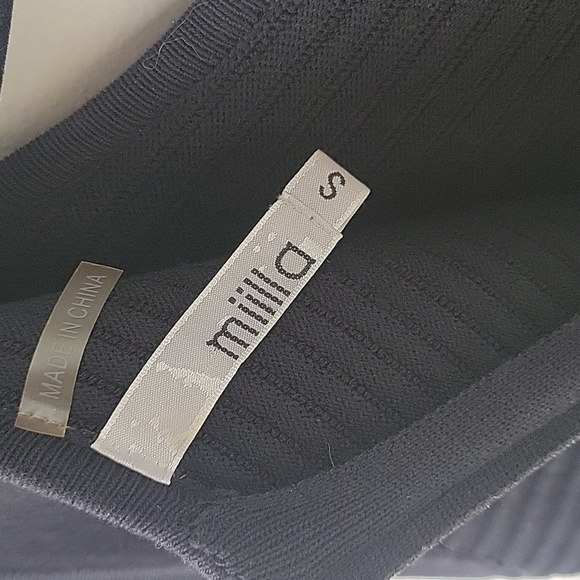 Miilla Bodycon Sleeveless Black Dress Women Size‎ Small - Picture 6 of 7